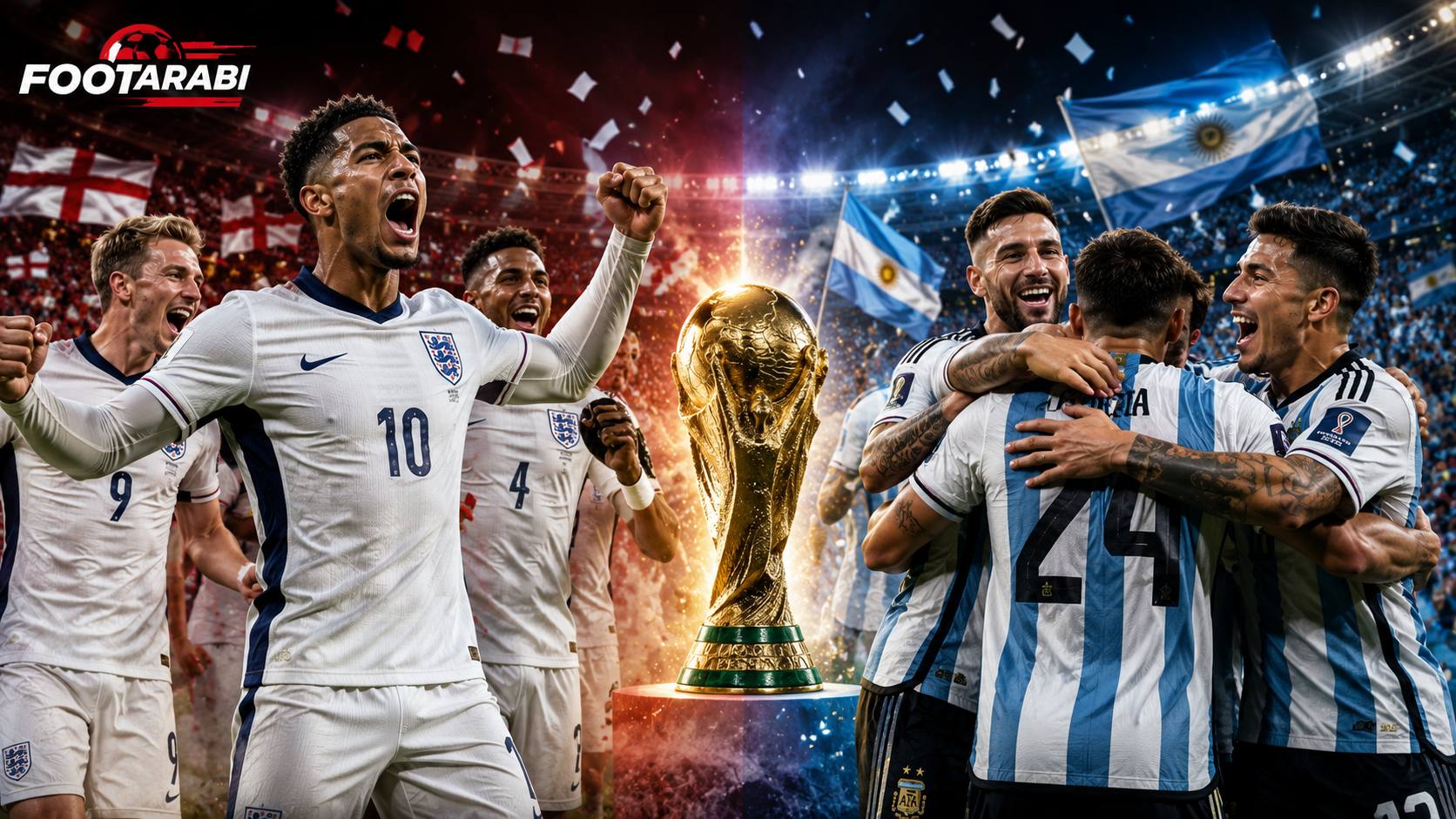 إنجلترا والأرجنتين في نصف نهائي كأس العالم 2026